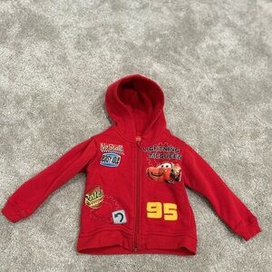 Disney Lightning McQueen Red Hoodie for Kids - 2T